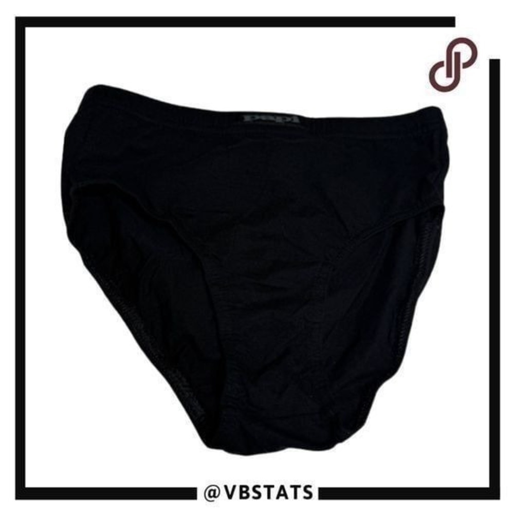 Papi Men's Bikini Brief Underwear Black Size Small‎